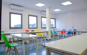 Salle de formation pour 30 personnes, en demi-journée